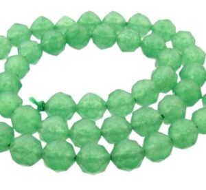 aventurine faceted beads 8mm