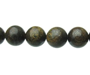 bronzite 8mm round gemstone beads