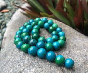 chrysocolla 10mm beads