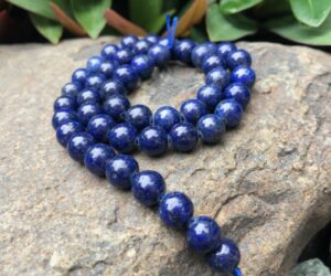 lapis lazuli 8mm round gemstone beads