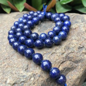 lapis lazuli 8mm round gemstone beads