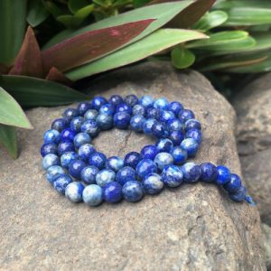 lapis lazuli faceted round 6mm beads