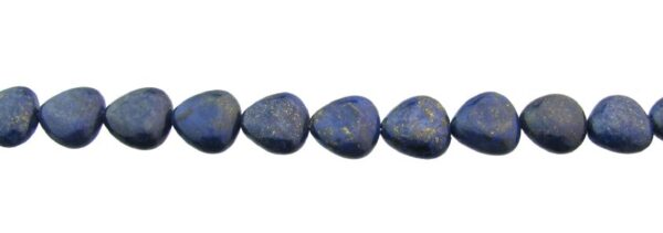 lapis lazuli heart beads