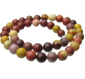 mookaite 8mm round gemstone beads