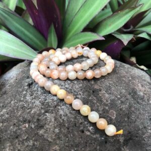 sunstone 6mm round gemstone beads