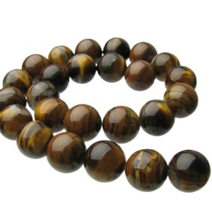 tiger eye 16mm round beads