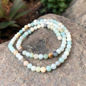 amazonite4mmroundbeads4 amazonite round gemstone beads 4mm