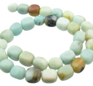 amazonite nugget gemstone beads