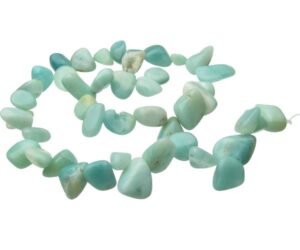 Amazonite top drilled nugget gemstone beads