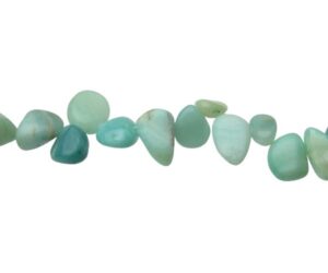 Amazonite top drilled nugget gemstone beads