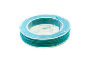aqua blue green nylon cord for bead knotting