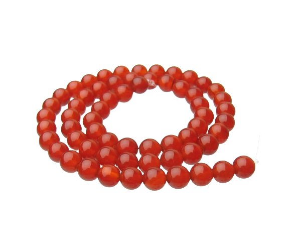 carnelian gemstone round beads natural crystals