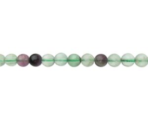 fluorite 6mm round gemstone beads