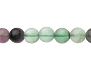 fluorite 6mm round gemstone beads