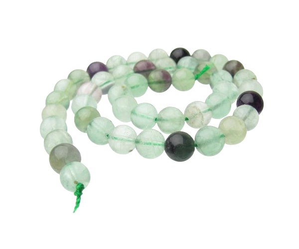 fluorite 8mm round gemstone beads