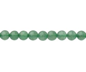 green aventurine 4mm round gemstone beads
