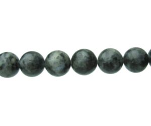 larvikite 14mm round gemstone beads natural