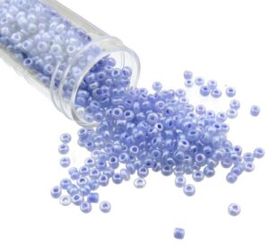 purple seed beads 11/0