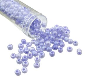 lilac 6/0 seed beads