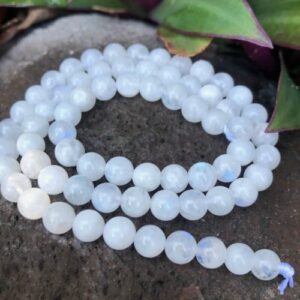 rainbow moonstone 6mm round beads A grade