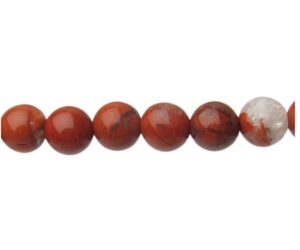 red jasper 6mm round beads
