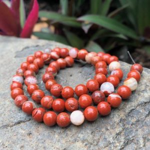 redjasper6mmroundbeads4 red jasper 6mm round beads