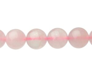 rose quartz 10mm round gemstone beads
