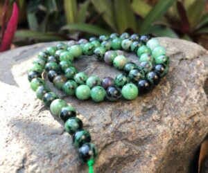 ruby zoisite 6mm round beads