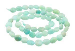 russian amazonite pebble gemstone beads