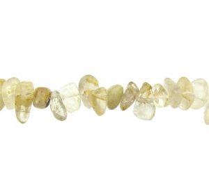 golden rutilated quartz chips