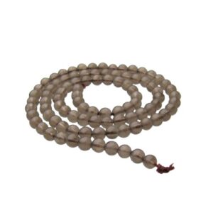 smoky quartz round 4mm gemstone beads