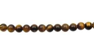 tiger eye gemstone round beads 6mm