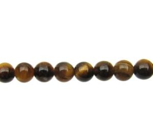 tiger eye gemstone round beads 6mm