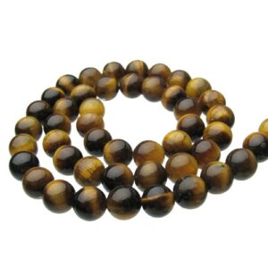 tiger eye gemstone round beads 8mm A grade
