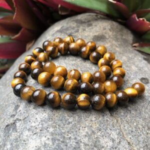 tiger eye gemstone round beads 8mm A grade