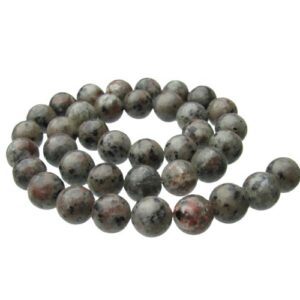 yooperlite flame gemstone 10mm round beads Australia