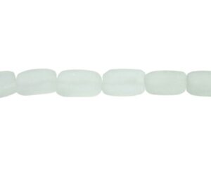 recycled glass beads clear tube