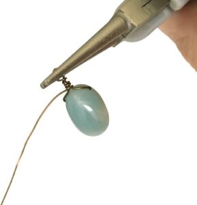 amazonite gemstone earrings tutorial