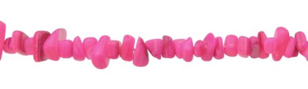 pink shell chip beads