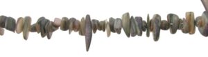grey shell chip beads