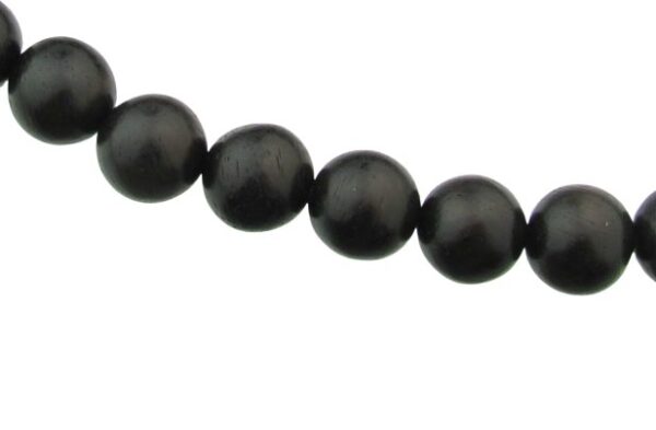 black wood beads 12mm