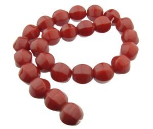 carnelian pumpkin gemstone beads