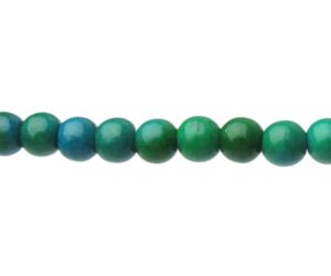chrysocolla 4mm round gemstone beads