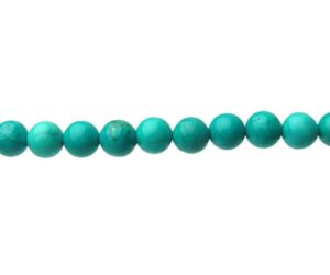 green turquoise magnesite round gemstone beads 8mm