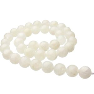 rainbow moonstone 10mm round gemstone beads