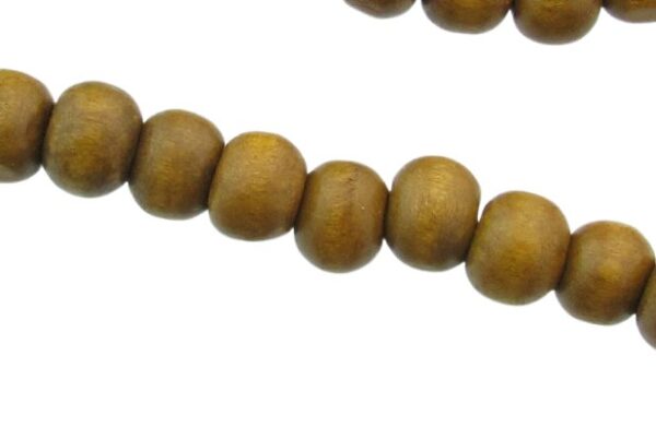 wood beads small round