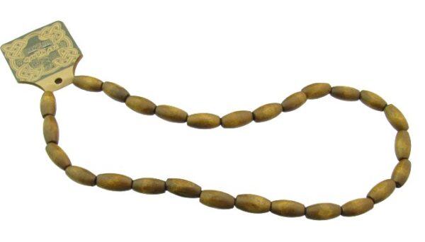 wood beads rice natural