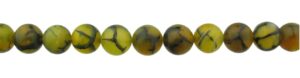 yellow agate gemstone round beads 10mm