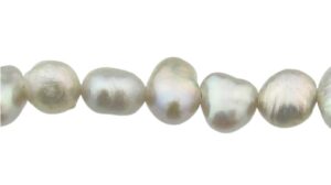 grey nugget freshwater pearls