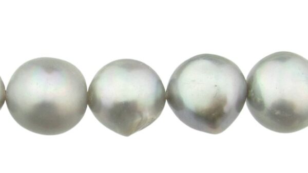 Light Grey Nugget Freshwater Pearls 10-11mm [strand] - My Beads